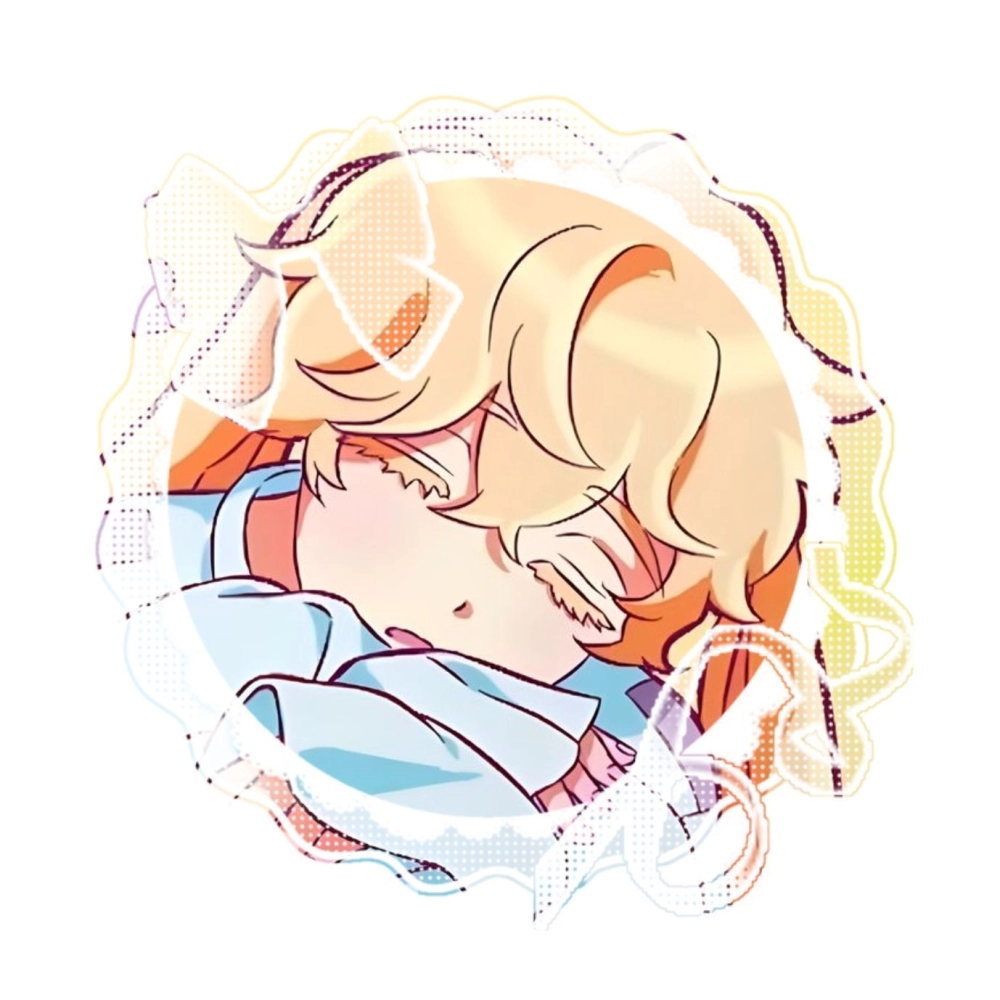 Chibi Luka glows with cute tiny energy