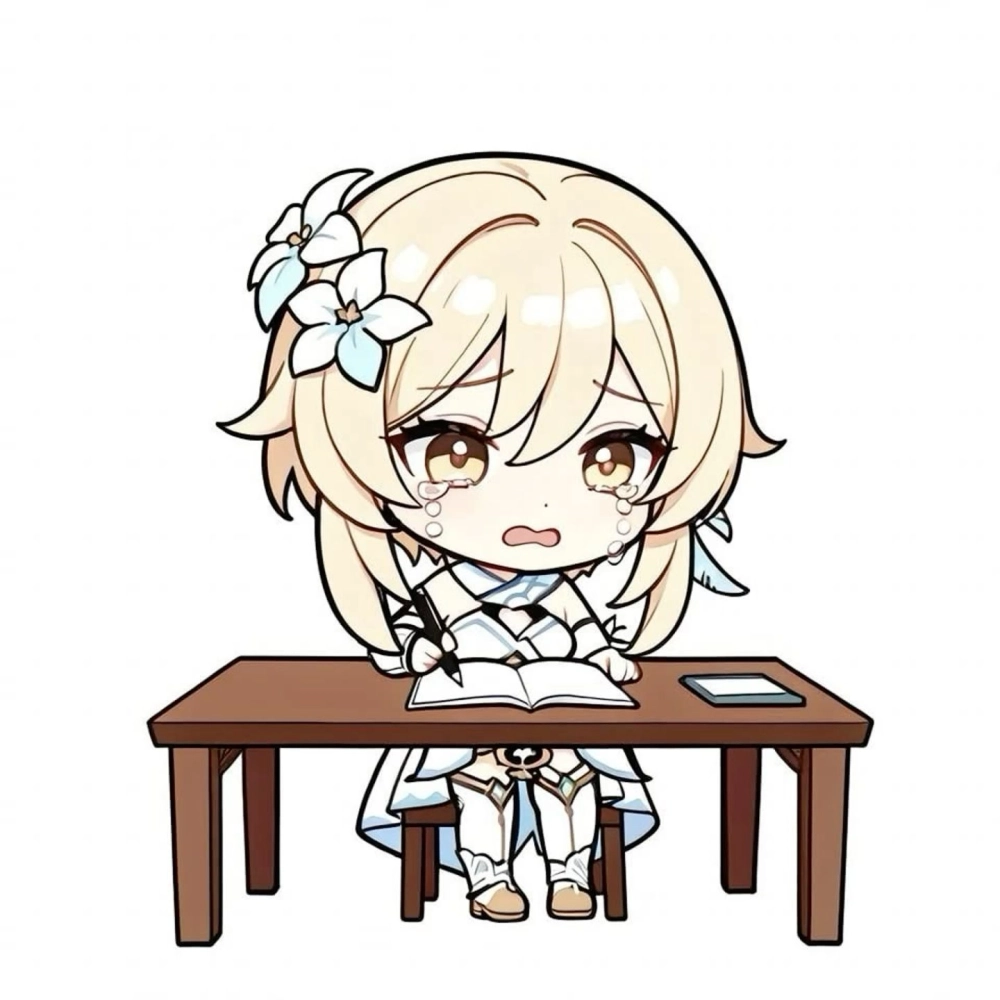 Lumine chibi fanart spreads warm adventure