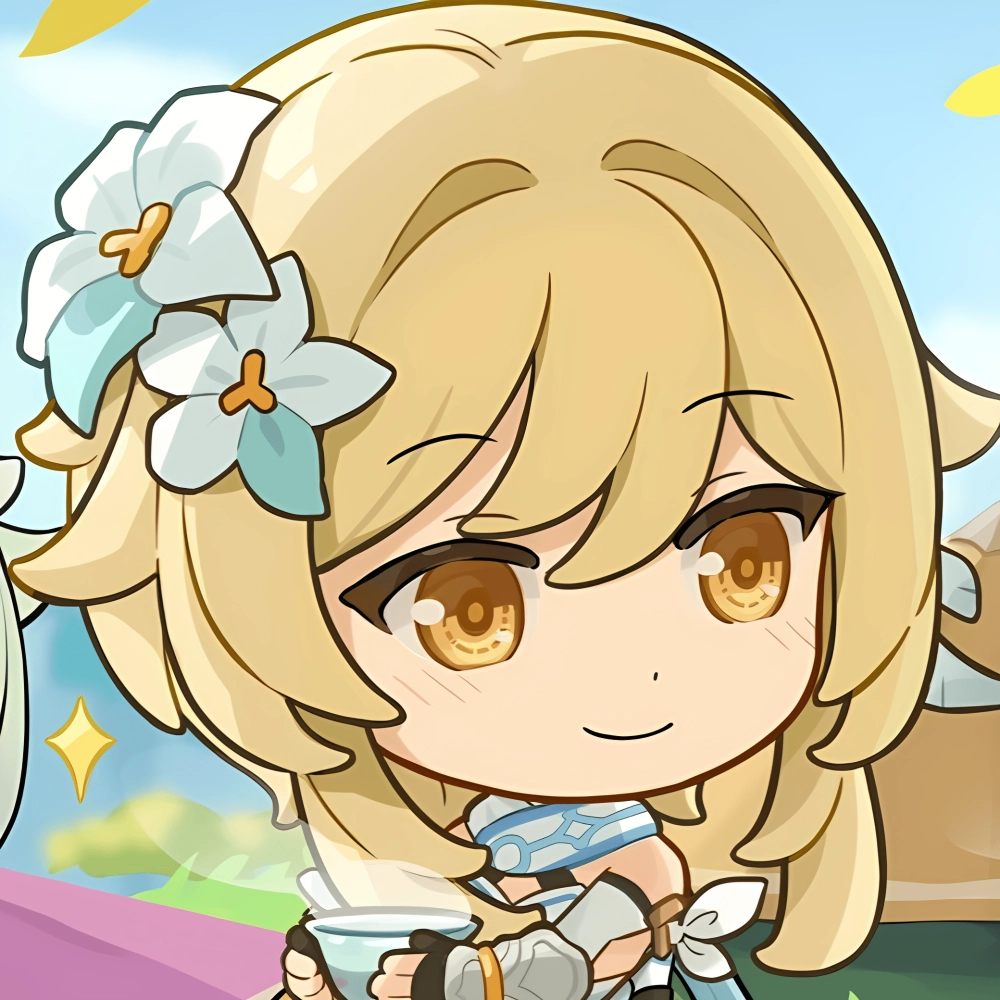 Chibi Lumine feels cute and full of light