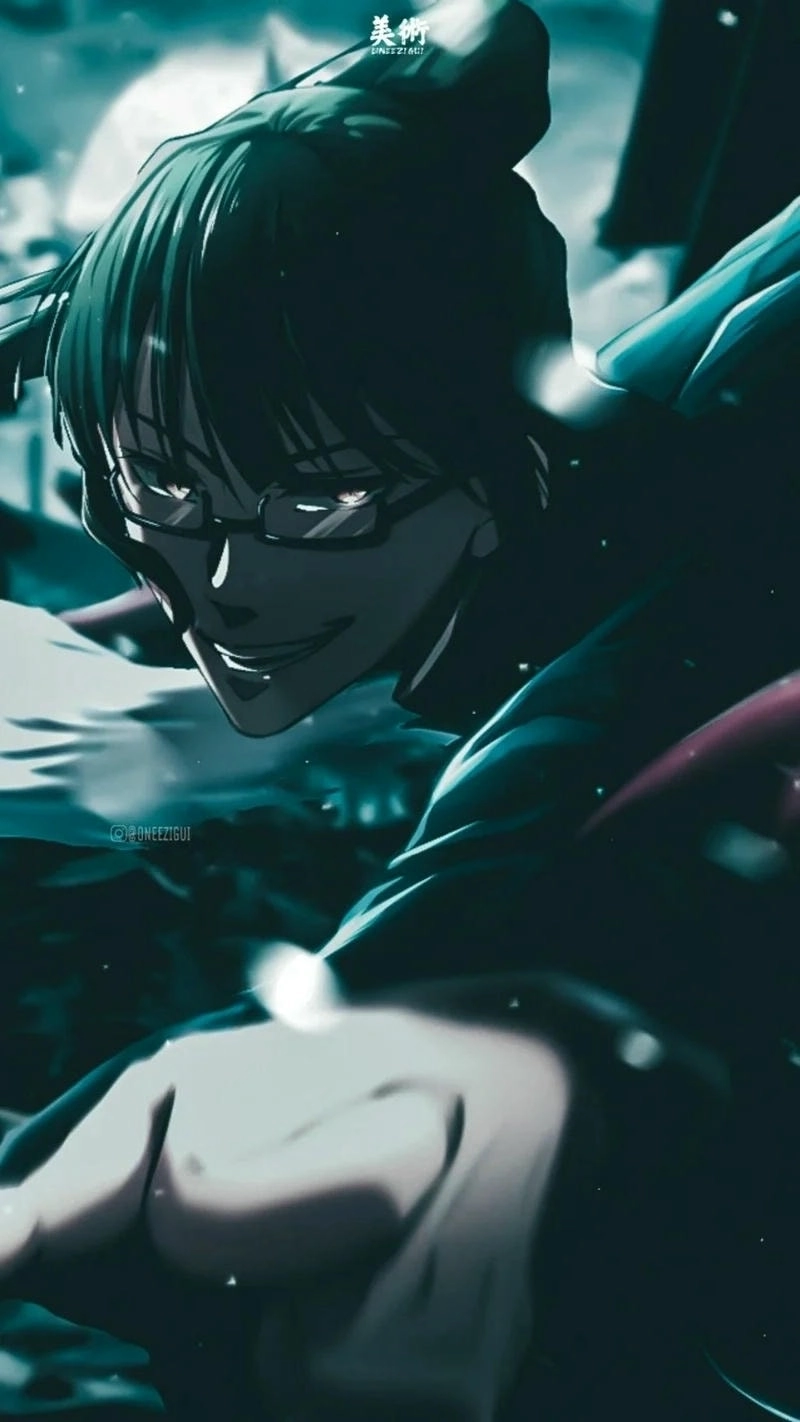 Zenin Maki stands among Jujutsu Sorcerers