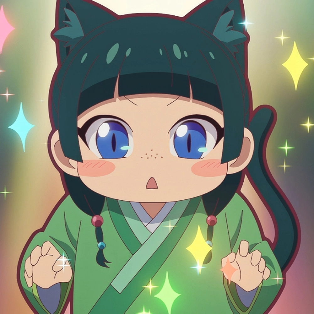 Maomao anime radiant aura of quiet strength