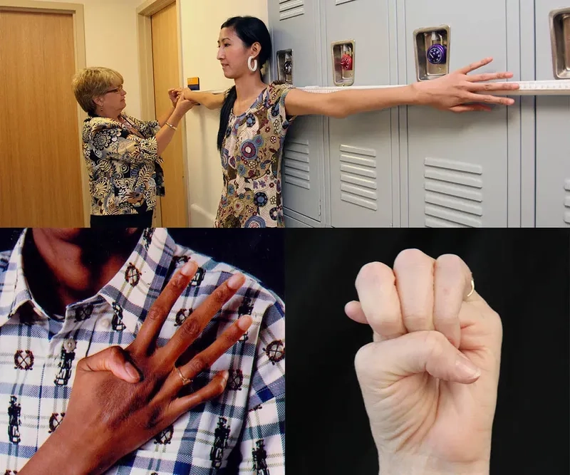 A patient undergoing an echocardiogram test