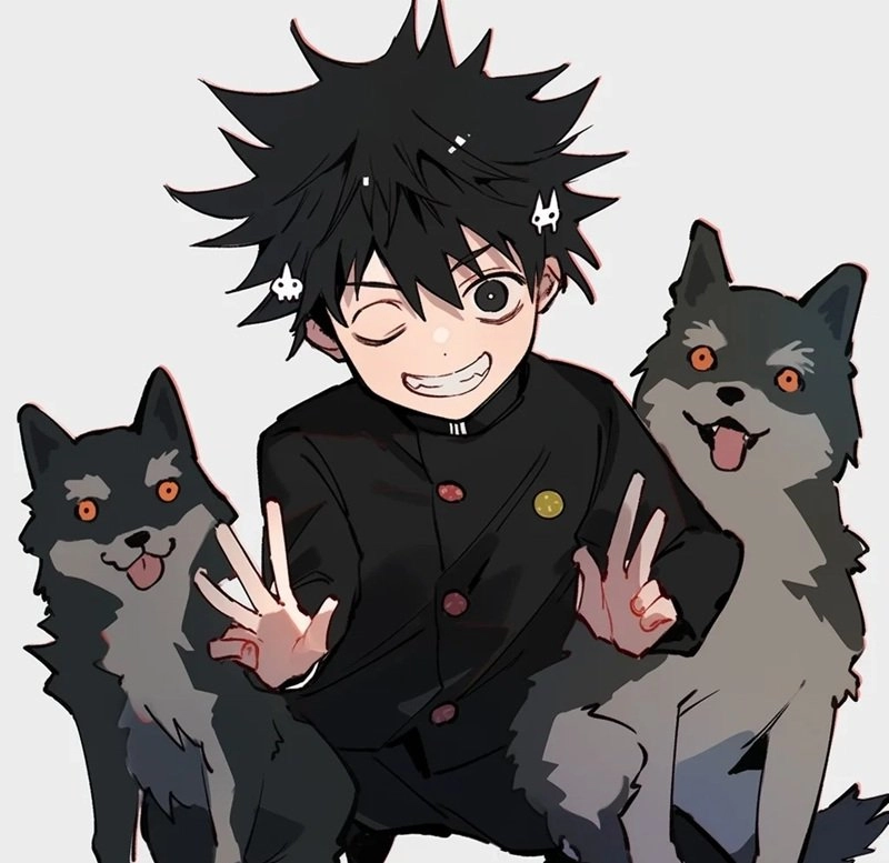 Megumi chibi wallpaper dark elegance for screen