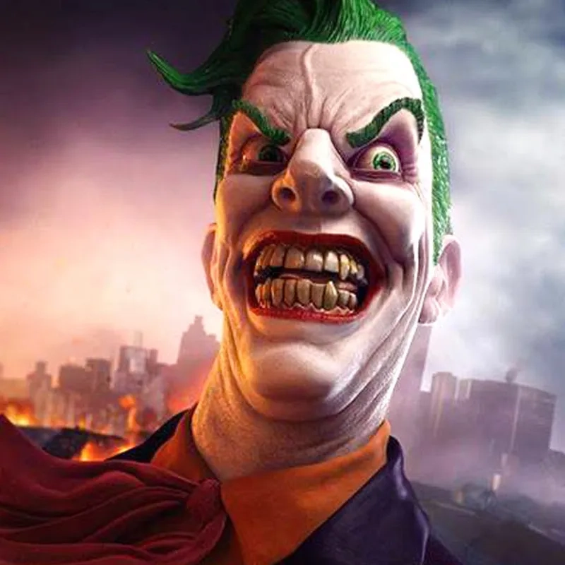 A screenshot of a classic meme joker