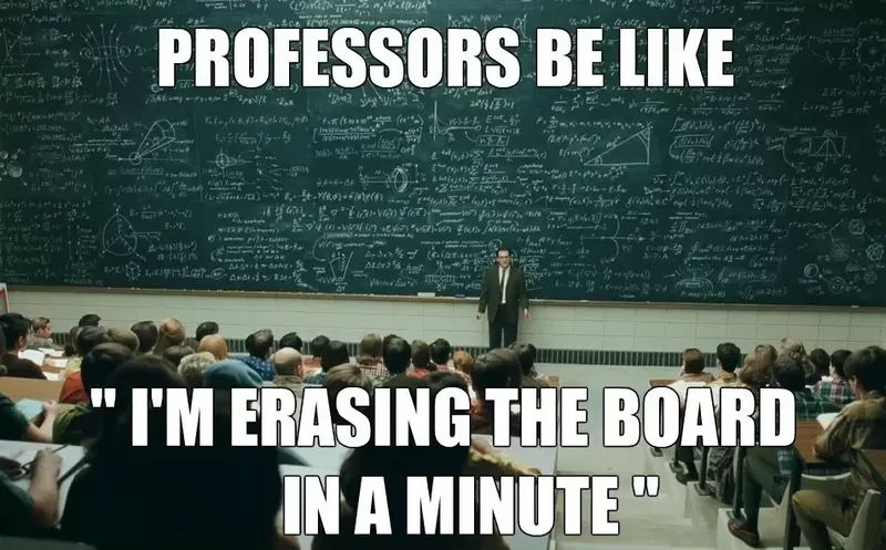 That pre-test panic captured in relatable exam memes