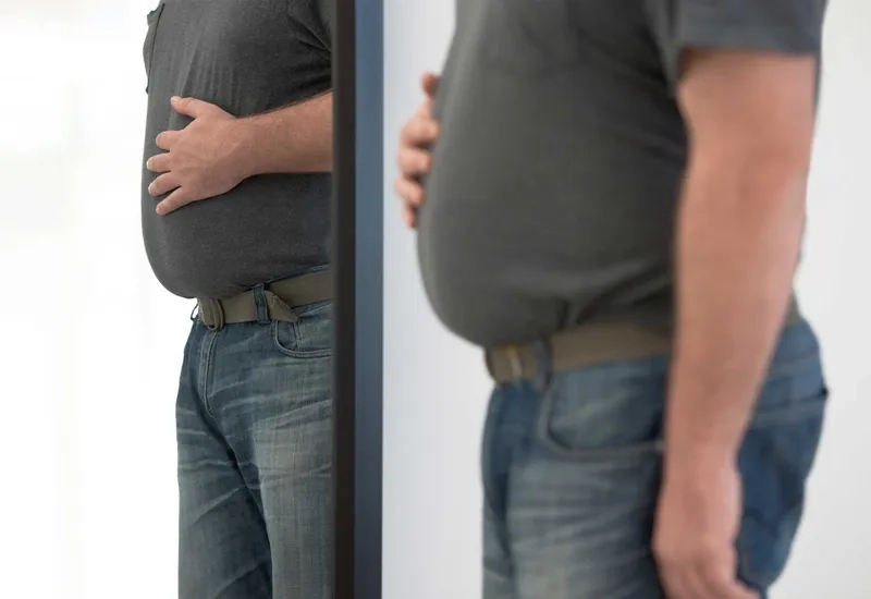 Insulin resistance depicted in blood glucose test result