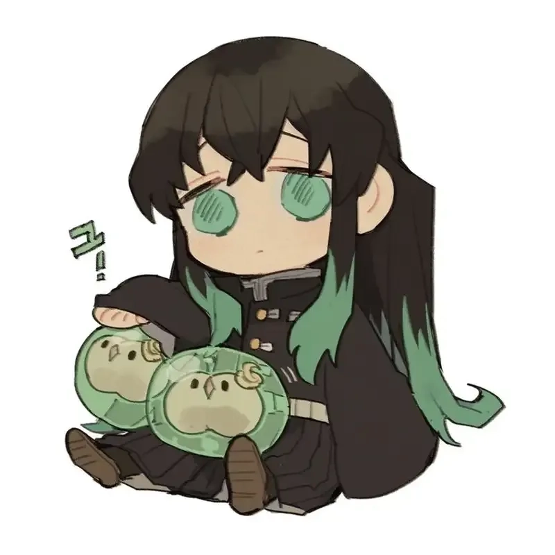 Muichiro chibi art delicate beauty with power