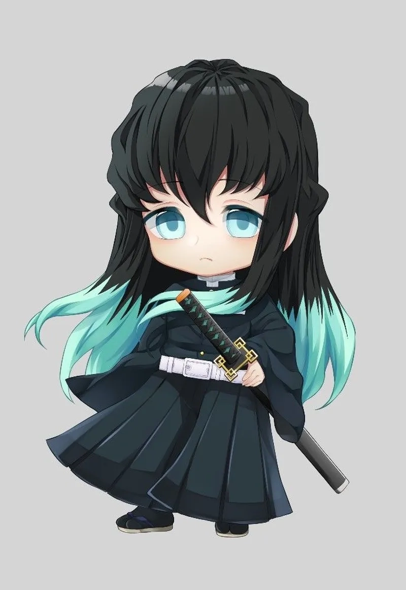 Muichiro chibi transparent perfect for design use