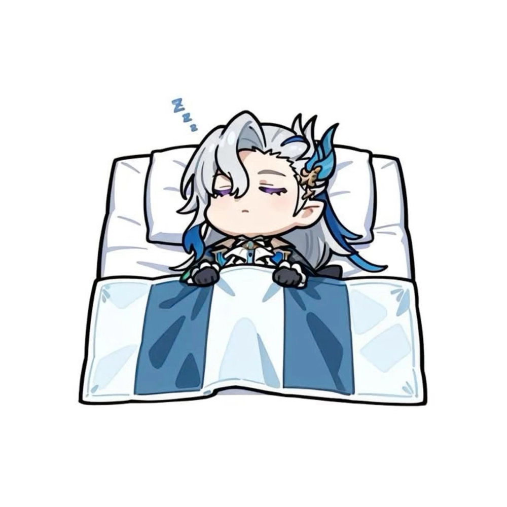 Neuvillette Genshin chibi shines with grace