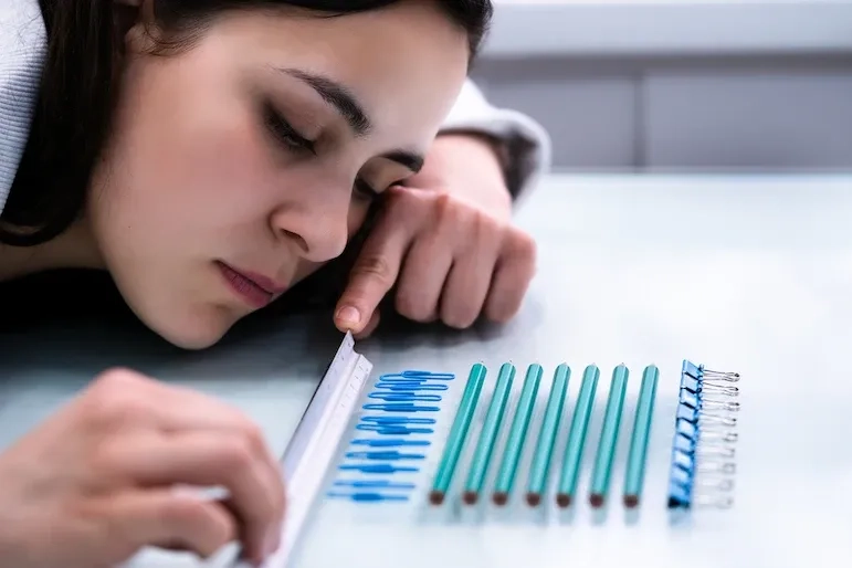 Visual representation of checking OCD behaviors