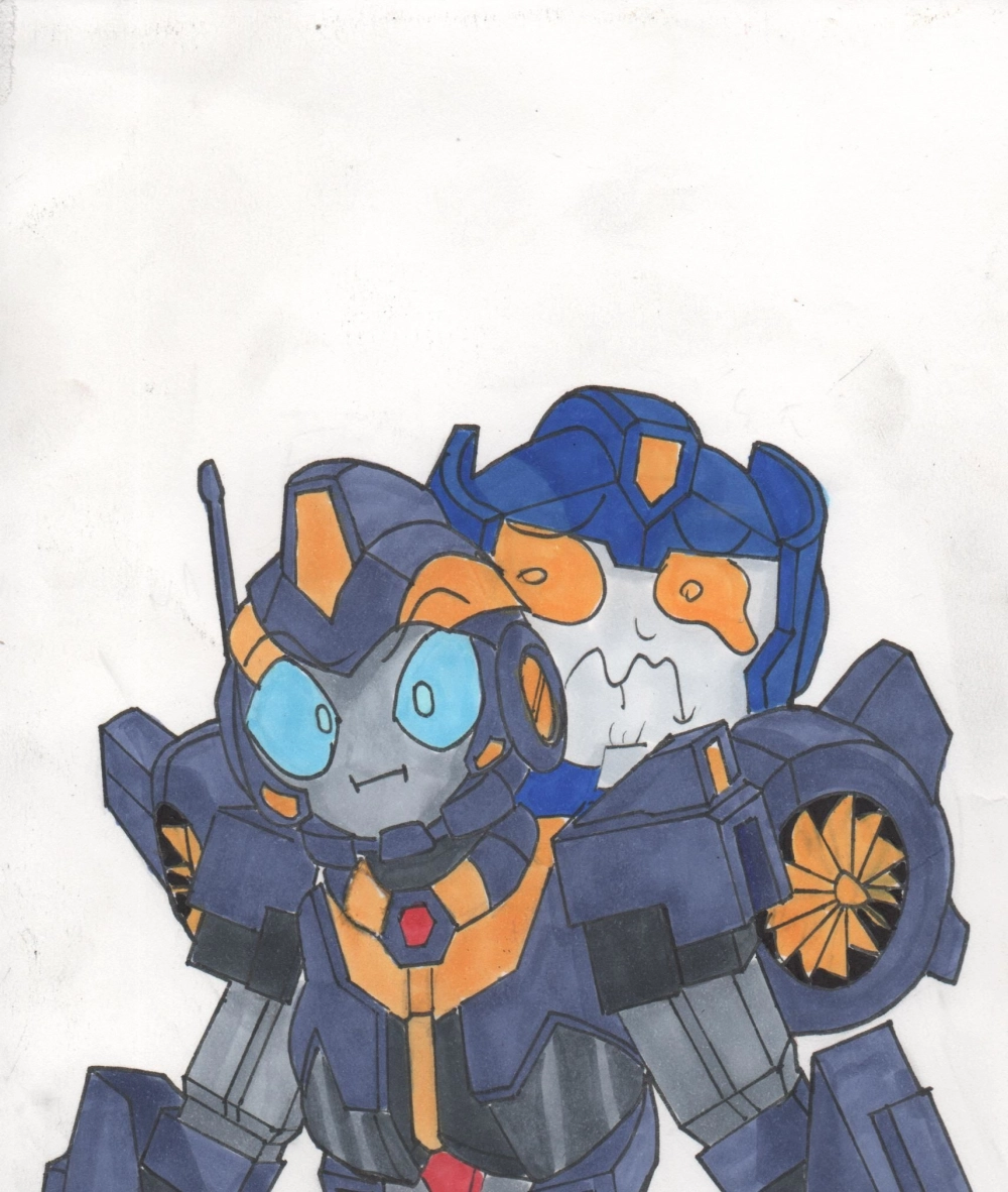 Optimus prime chibi art adds joy to designs