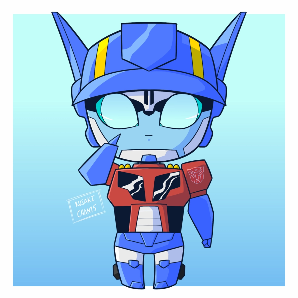How to draw optimus prime chibi feels simple