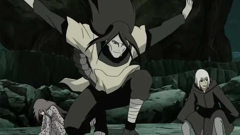 Experience danger with Orochimaru cursed seal effect