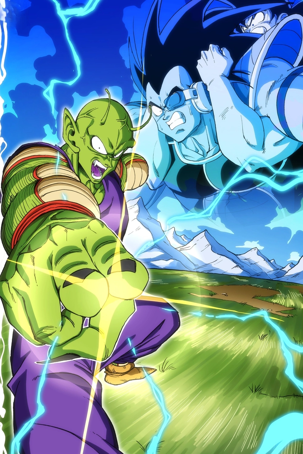 Piccolo vs Frieza battle is thrilling and intense