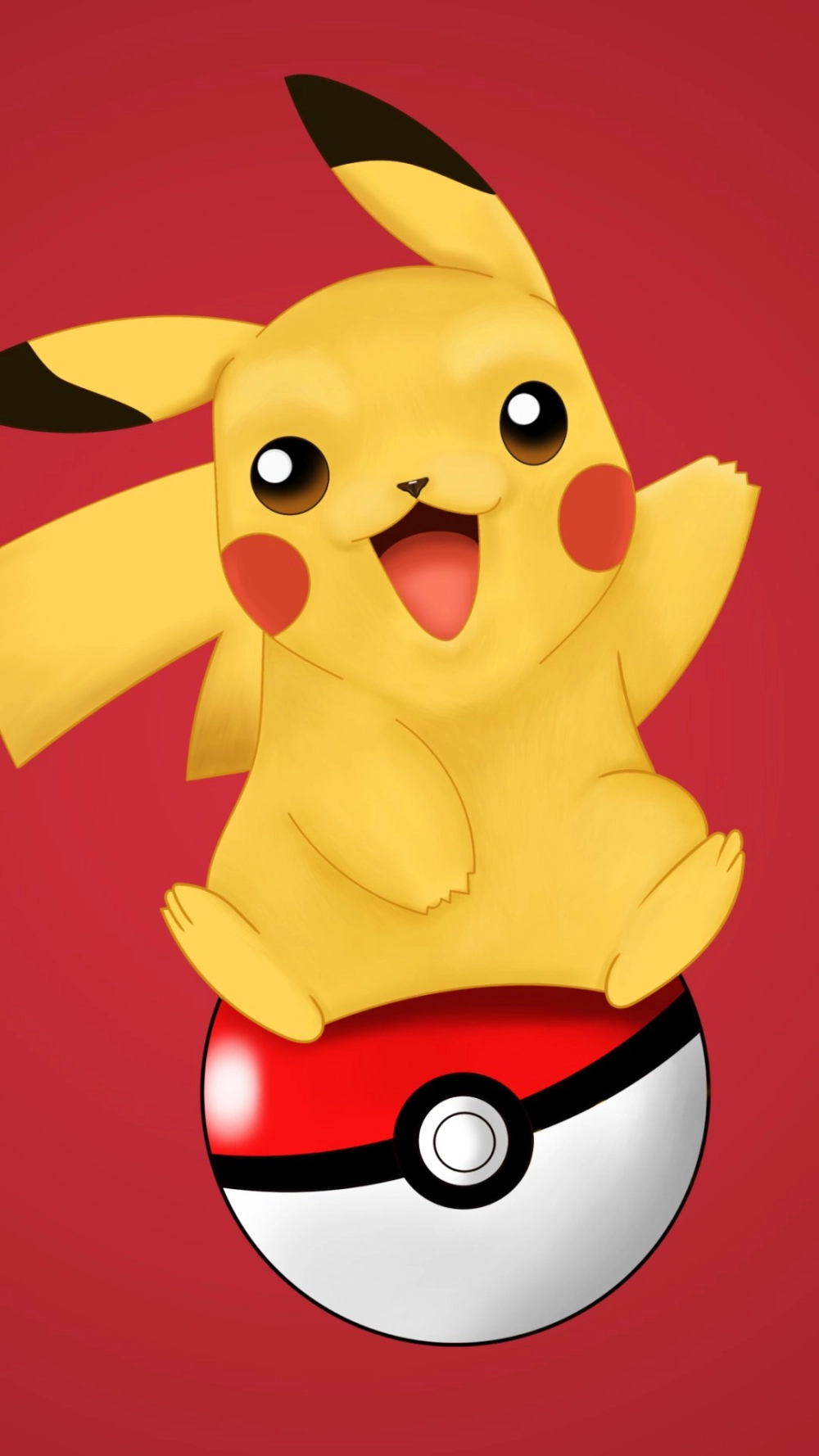 Pikachu cartoon playful and classic