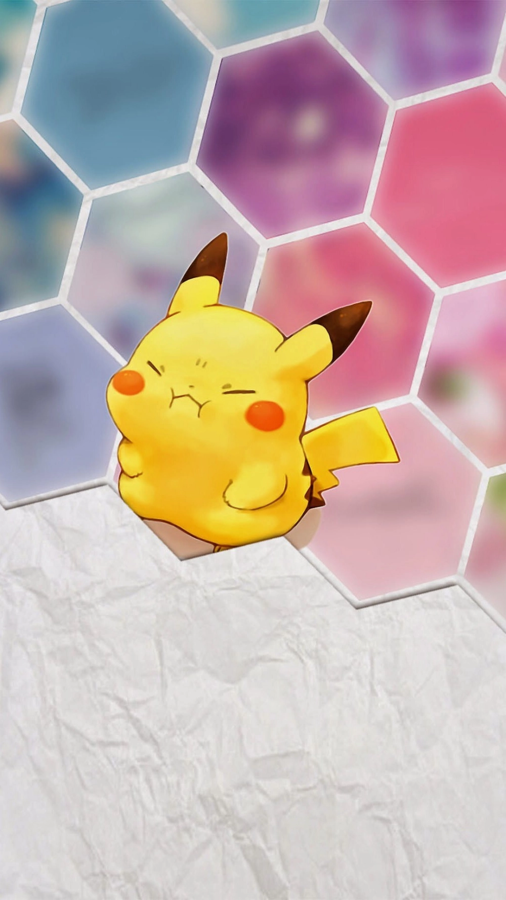 Pikachu kawaii art melting soft hearts