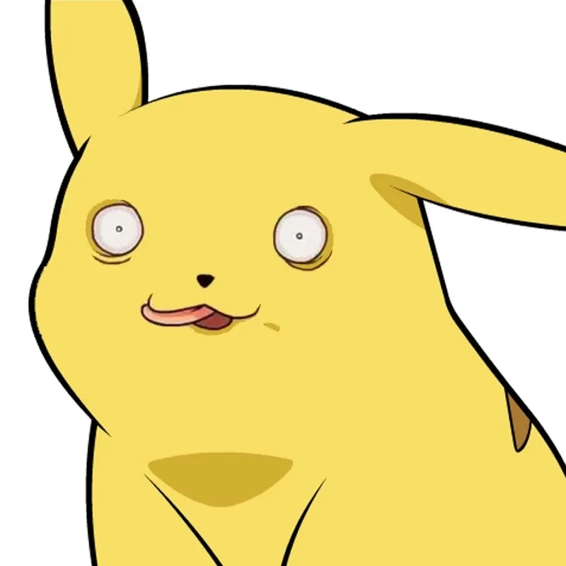 A blank pikachu meme template for your edits