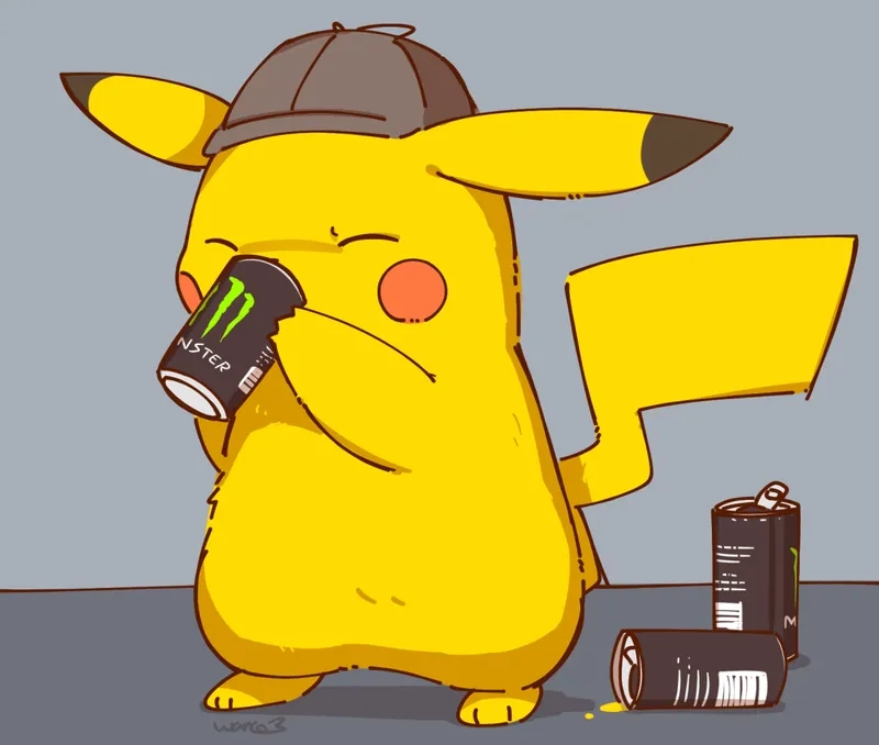 A classic Ash Pikachu meme from the anime