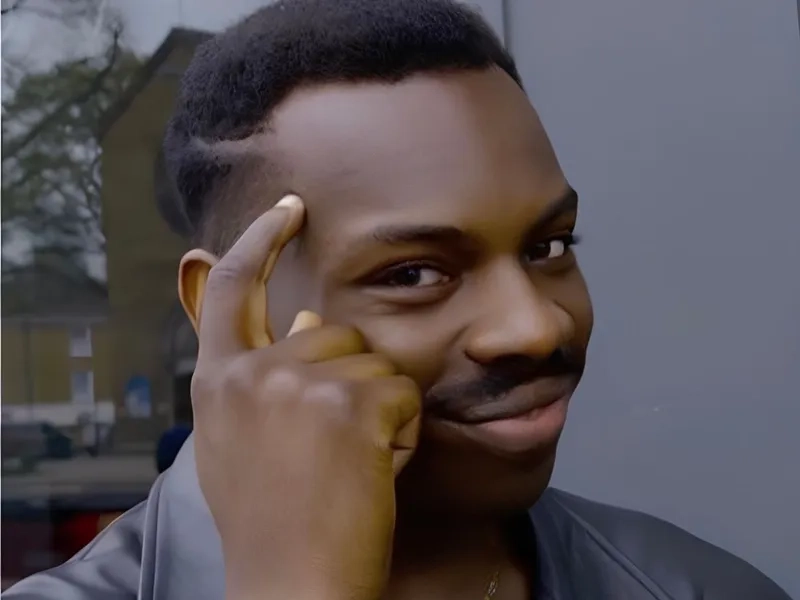 The intense soldier pointing meme