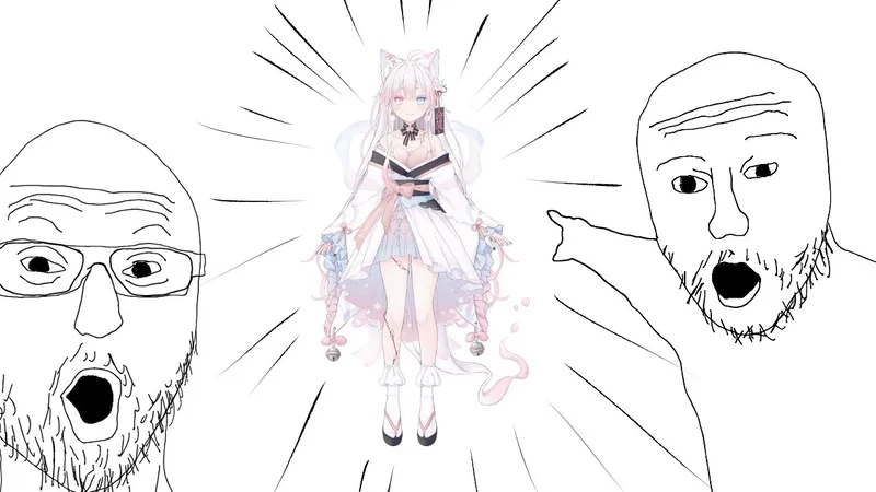 A relatable pointing wojak meme