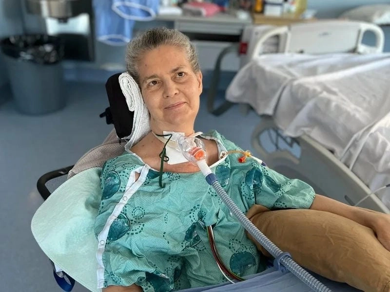 Brain scan showing long-term effects of Powassan virus