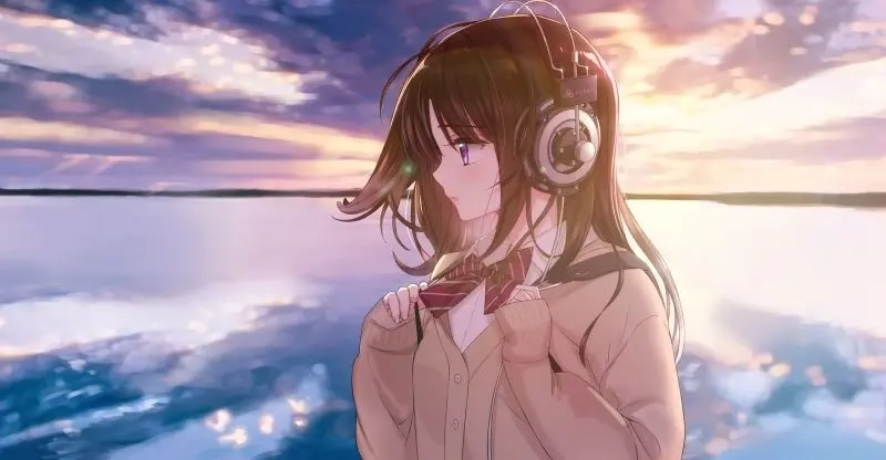 Fall in love with this kawaii anime girl art