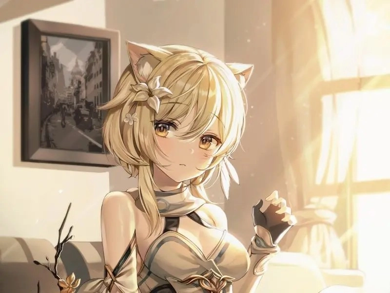 See elegance in anime girl with black hair art