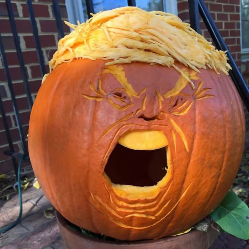 A classic halloween pumpkin meme