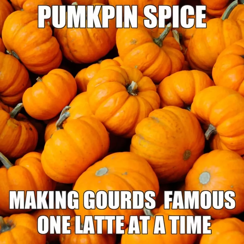 A grinning jack o lantern meme