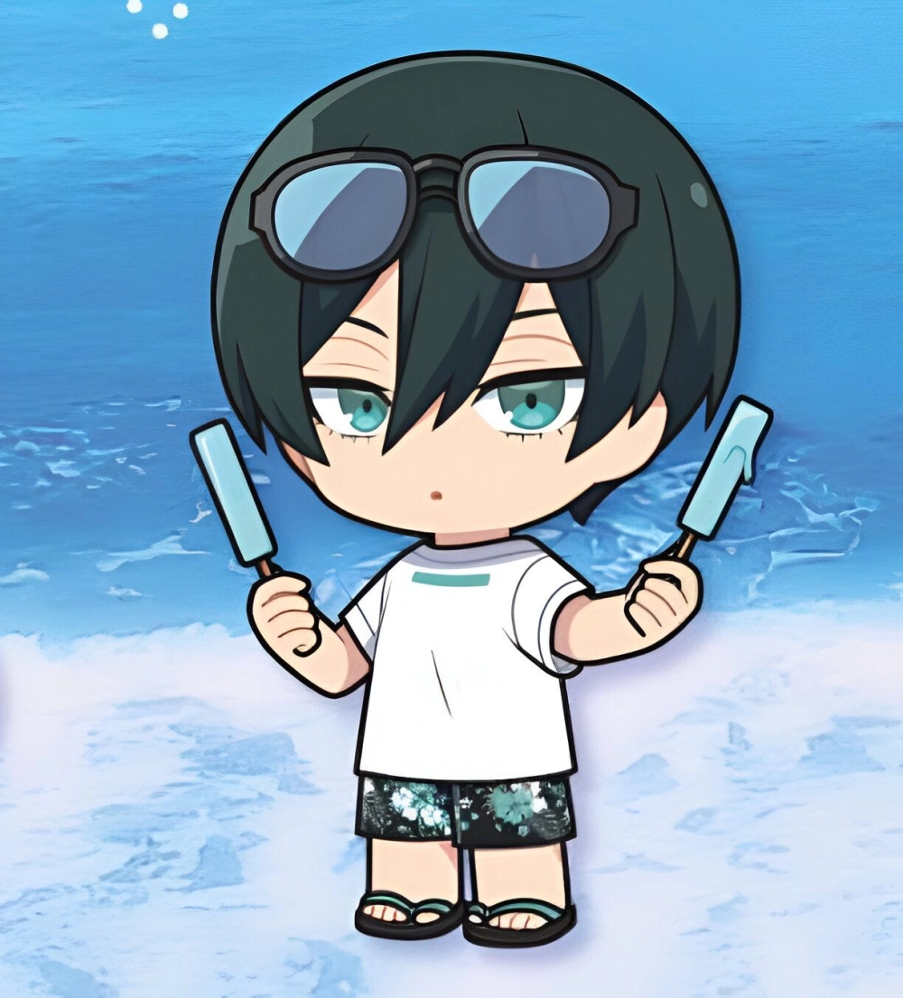 Rin chibi fanart creative vibe of genius