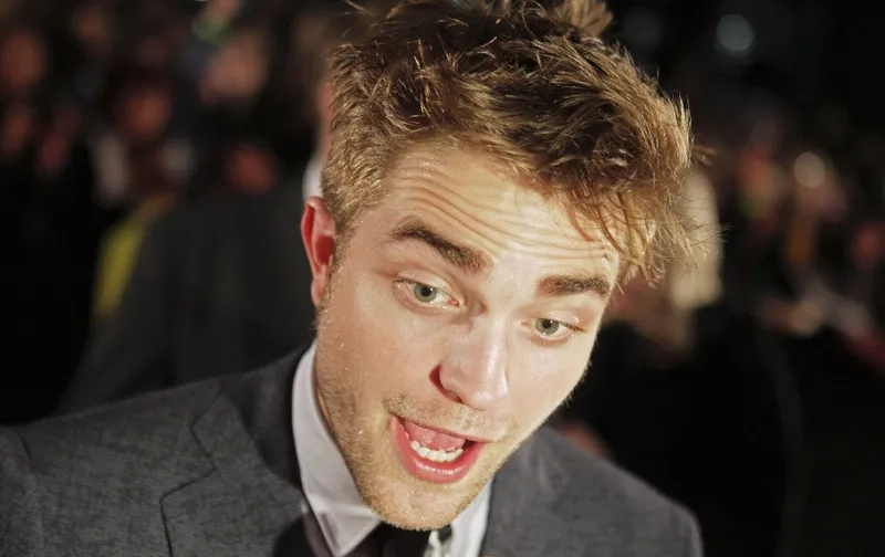 The full shot of the robert pattinson standing meme