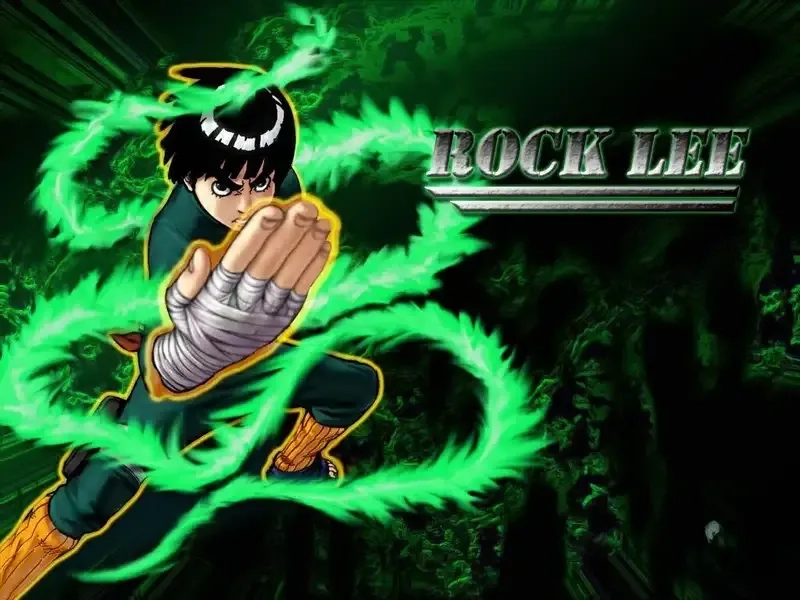Rock Lee's strength grows with relentless training
