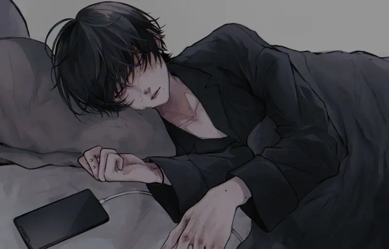 Capture your mood with sad anime images and a sad anime boy