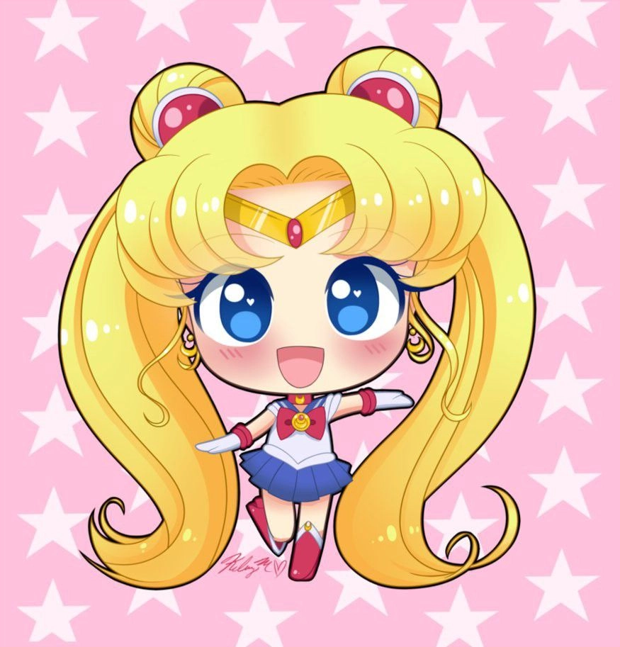 Sailor Moon chibi wallpaper hd feels bright and lively