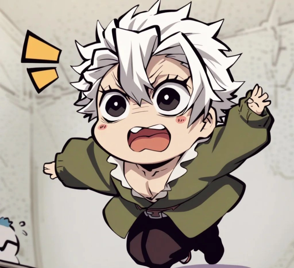 Sanemi chibi art strong presence in mini