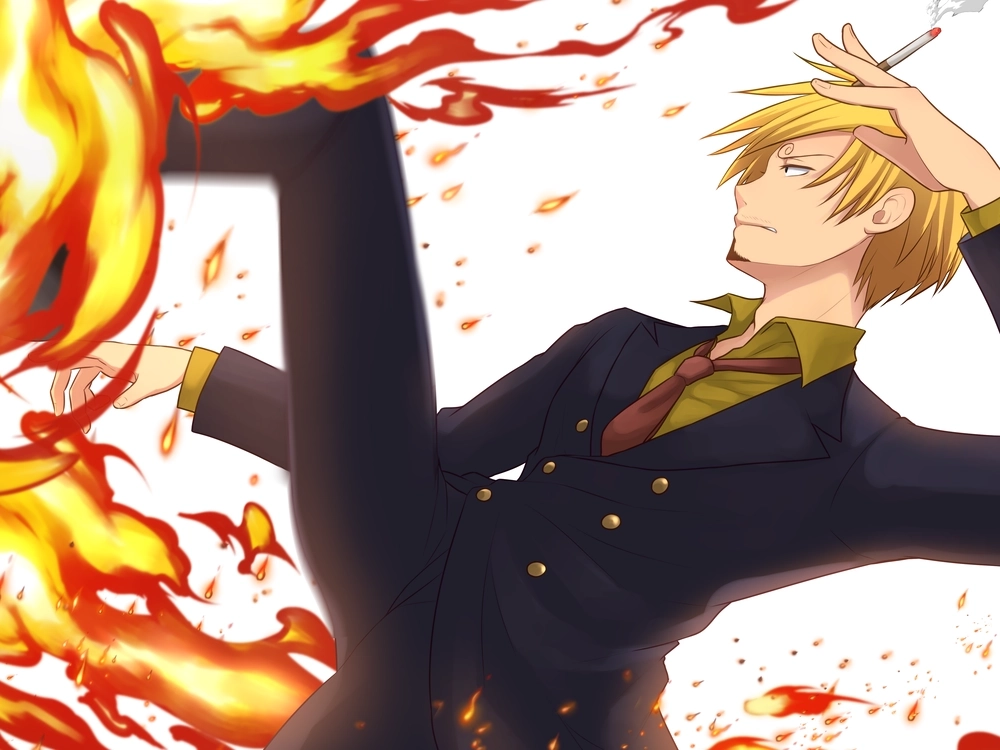 Discover epic moves of black leg sanji in action