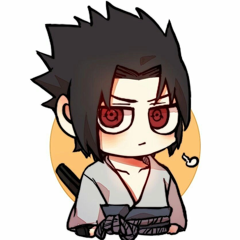 Sasuke Uchiha chibi iconic rival made cute