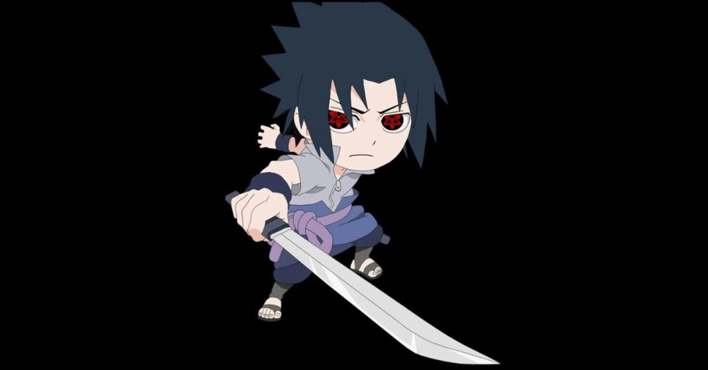 Cute Sasuke chibi soft side of rival
