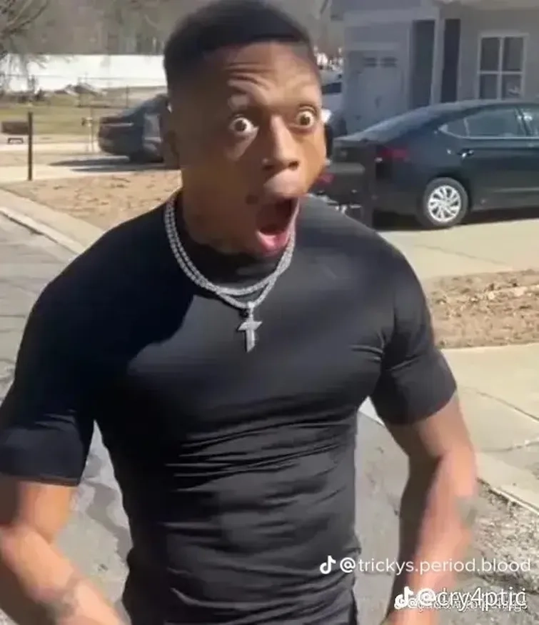 A versatile shocked face gif