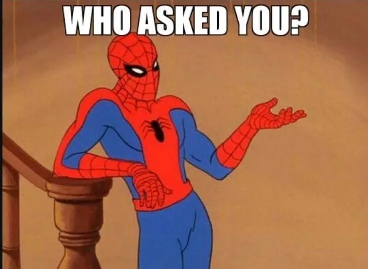 The crying peter parker glasses meme