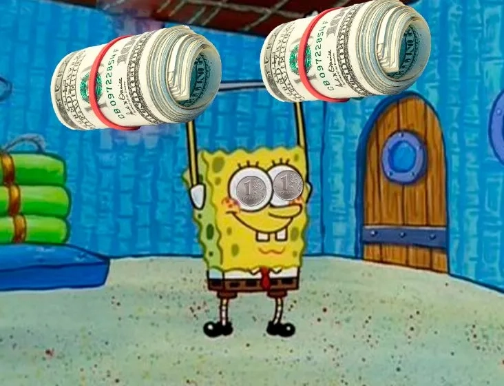 A classic moment captured in the confused mr krabs meme