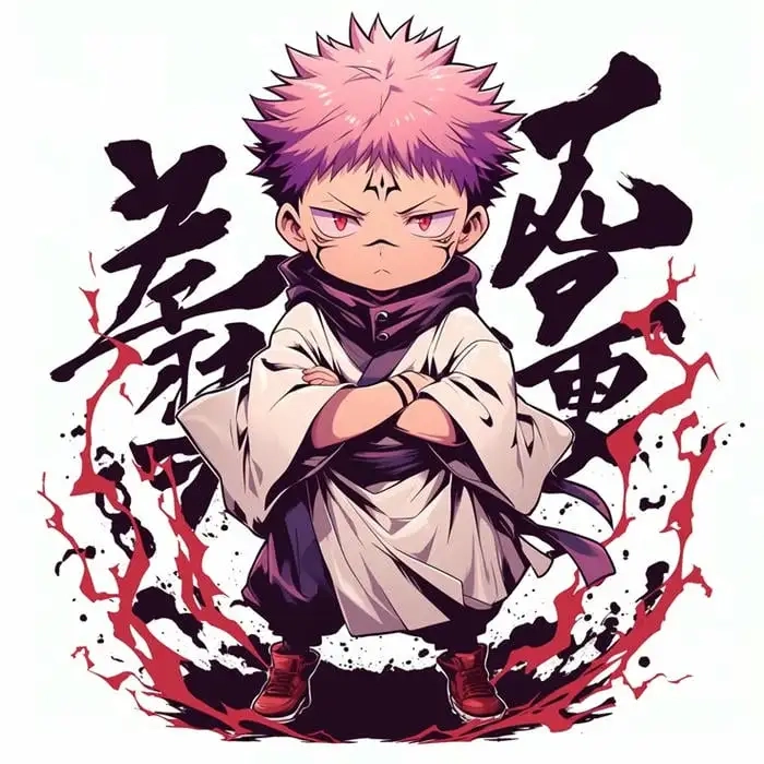 Sukuna chibi fanart mixes scary and sweet