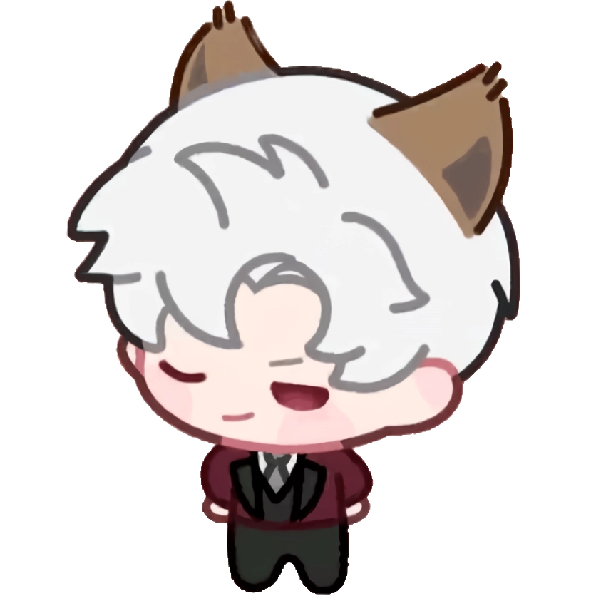 Chibi Sylus looks playful and full of fun