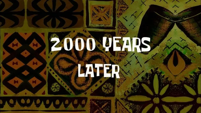 Using the SpongeBob 2 years later template