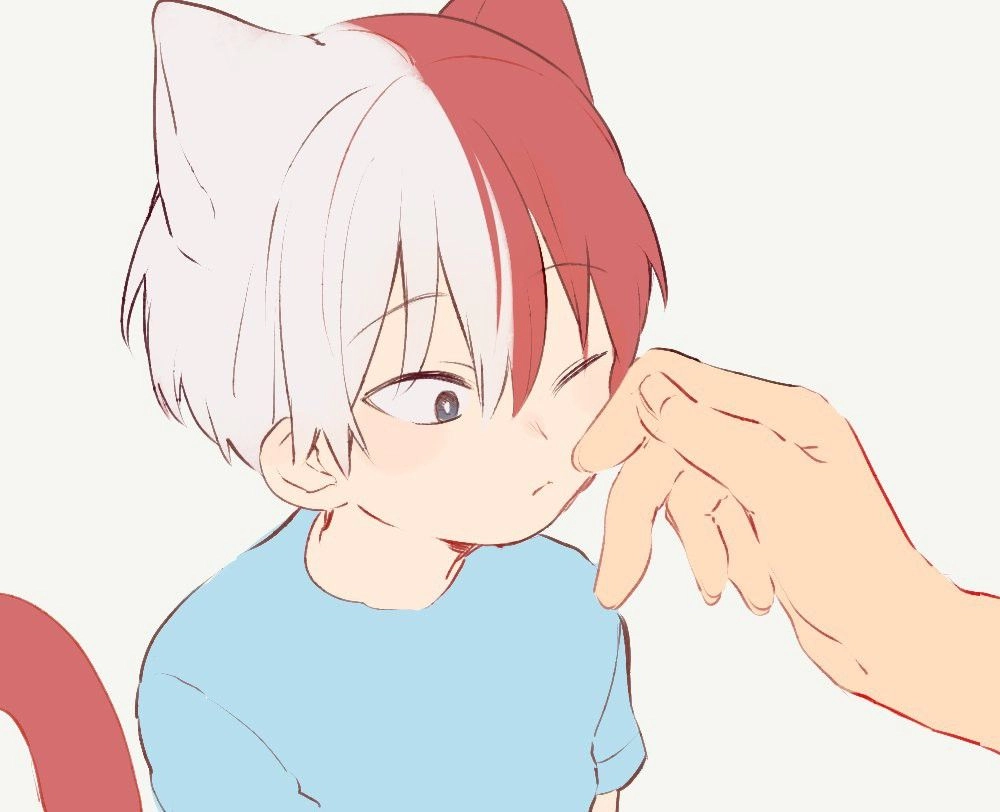 Todoroki chibi drawing captures soft detail