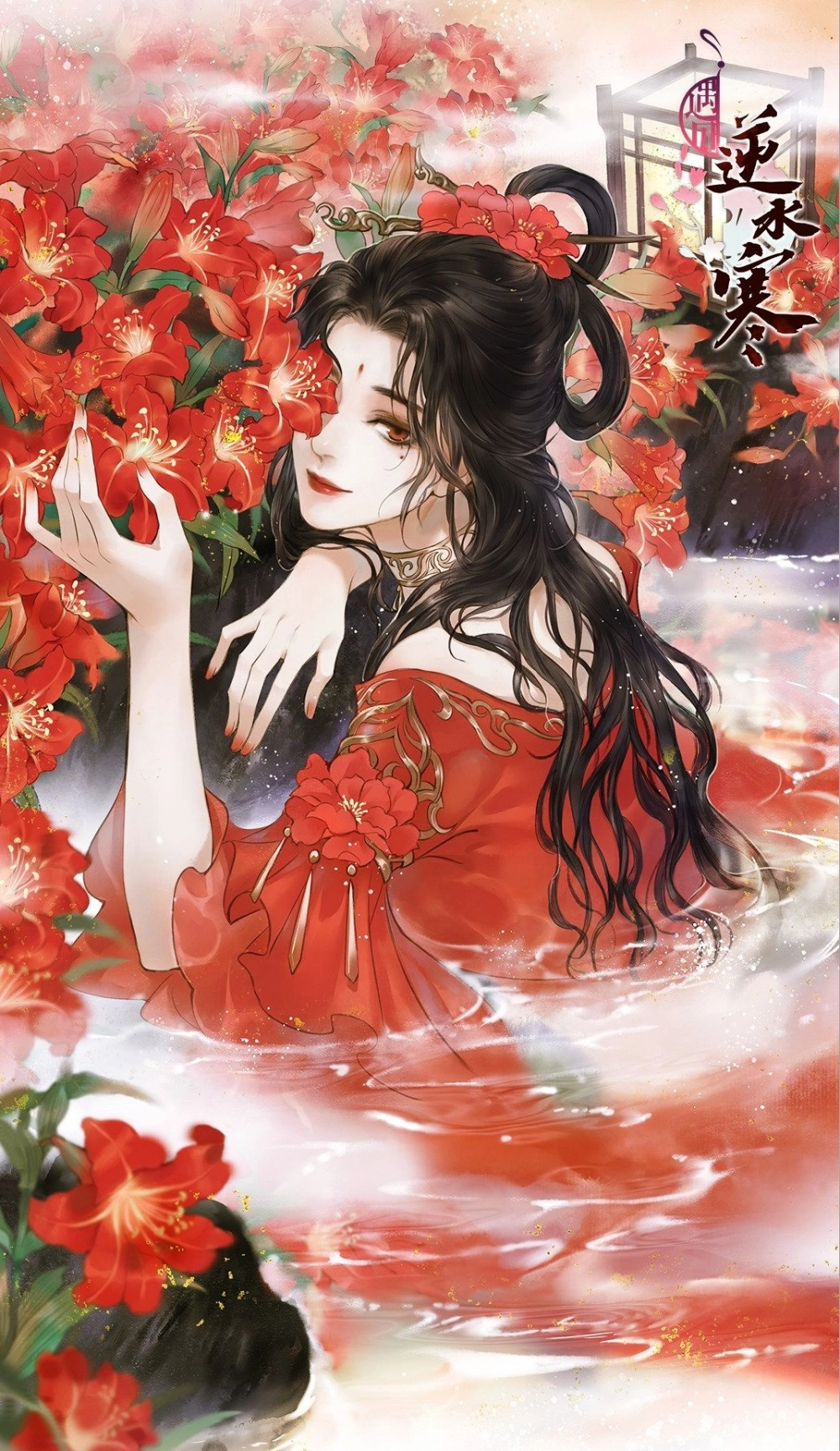 Traditional manga girl art captivates viewers