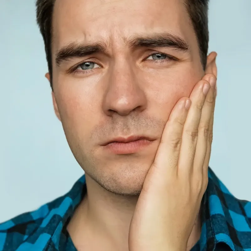 A chart showing the branches of the trigeminal nerve