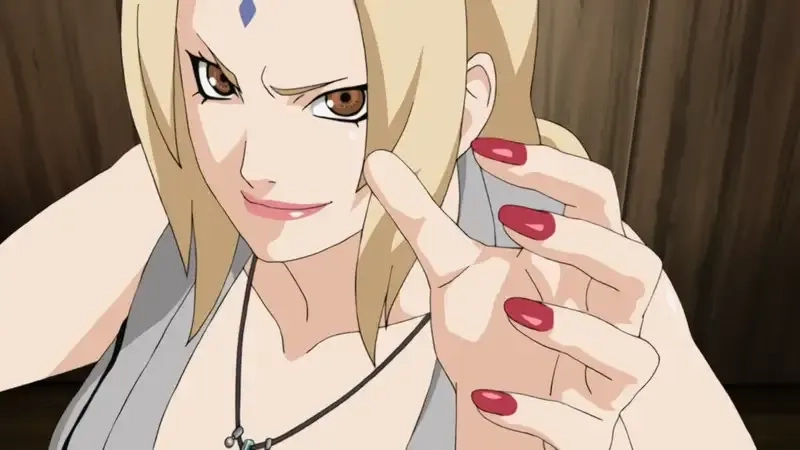 Admire Tsunade's appearance iconic ninja style and charm