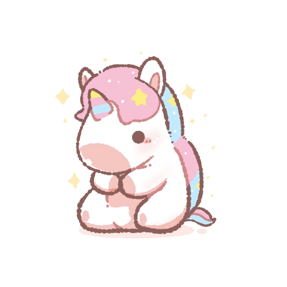 Chibi unicorn png perfect for creations