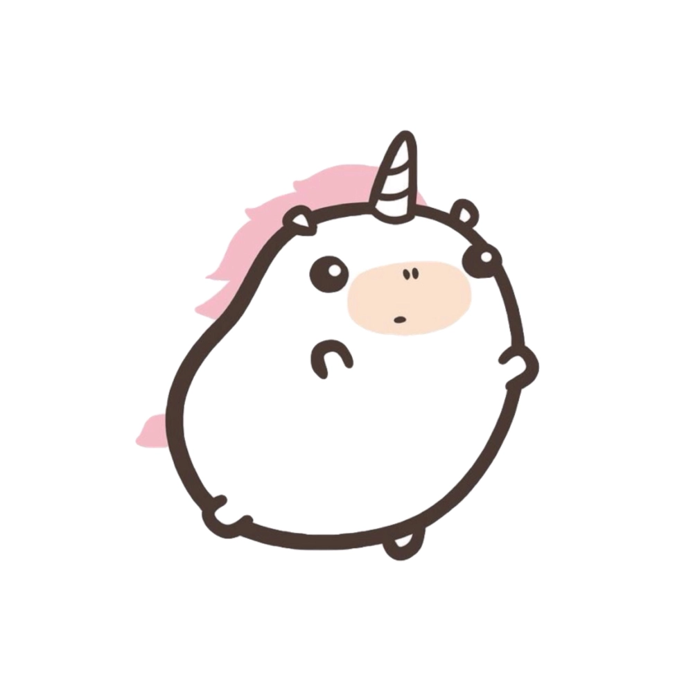 Chibi unicorn svg clean and versatile